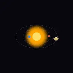Simple Live Solar System — Android app icon