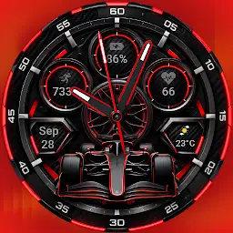 Apex Velocity: Race Watch Face — Android app icon