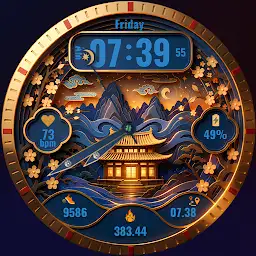 Papercut Pagoda: Watch Face — Android app icon