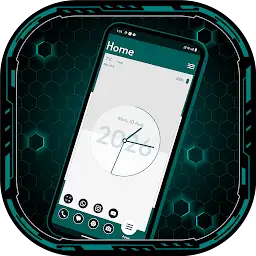 Analog Clock Launcher -Applock — Android app icon