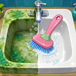 Glow Makeover: Cleaning ASMR — Android game icon
