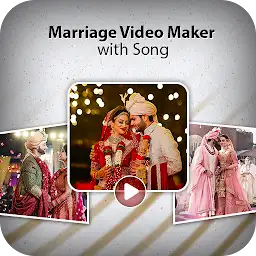 Marriage video maker with song — Android app icon