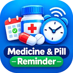 Medicine & Pill Reminder — Android app icon