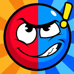 Red and Blue: Twin Color Ball — Android game icon