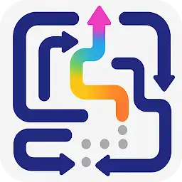 Arrow Winding: Path Puzzle — Android game icon