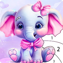 Cute Color - Color by Number — Android game icon