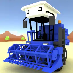 Blocky Farm Racing & Simulator — Android game icon