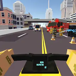 Blocky Moto Racing: Bike Rider — Android game icon