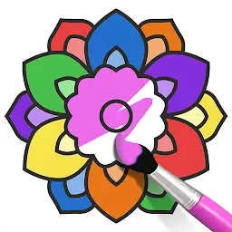 Coloring book & Paint — Android game icon