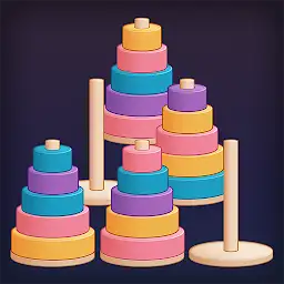 Tower of Hanoi Sort — Android game icon