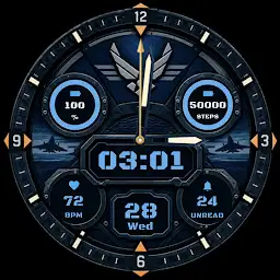 Tactical Air Force Watch face — Android app icon