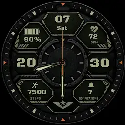 Tactical Military Watch face — Android app icon