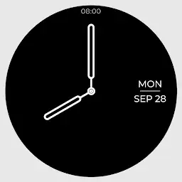 Minimal Watch Face — Android app icon