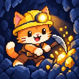 Cat Miners: Idle Tycoon — Android game icon
