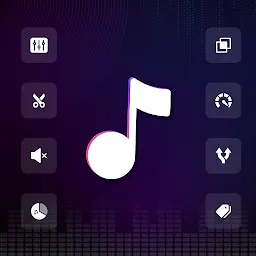 Audio Editor - Music Editor — Android app icon