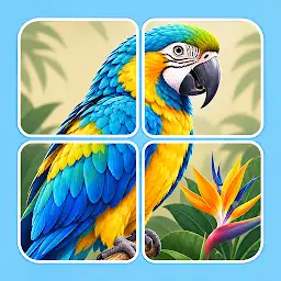 Jigsaw Drop & Sort — Android game icon