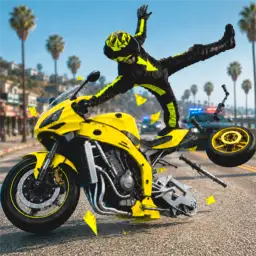 Moto Crash: Motorcycle Racing — Android game icon