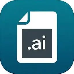 Illustrator File Viewer: .AI — Android app icon