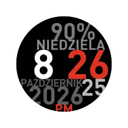 Huge Polish Watch Face — Android app icon