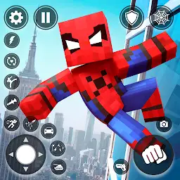 Mr Spider Hero Shooting Puzzle — Android game icon