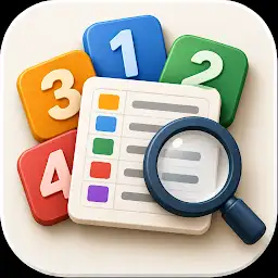 KeyValue: Number Reference — Android app icon