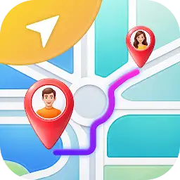 GPS Location Sharing & Finding — Android app icon