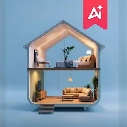 RoomAI: AI Interior Design — Android app icon