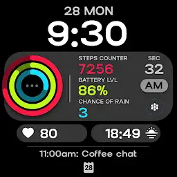 Rings Watch Face - OMG 492 — Android app icon