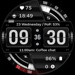Flip Clock Watch Face OMG 495 — Android app icon