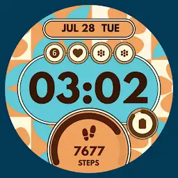 Petal Pace Watch Face — Android app icon