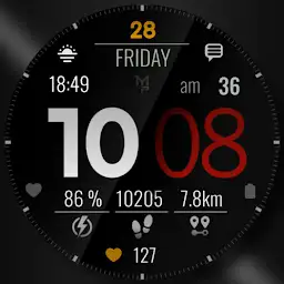 SLASH - Digital Watch Face — Android app icon