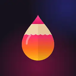 PencilDrop: Adult Coloring — Android app icon
