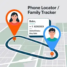 Mobile Number Locator App — Android app icon