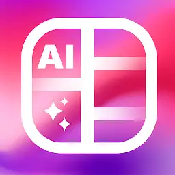 AI Collage Maker & Photo Frame — Android app icon