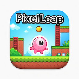 PixelLeap — Android game icon