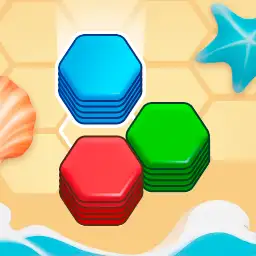Hexa Tris: World Tour Puzzle — Android game icon