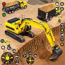Excavator Road Construction 3D — Android game icon