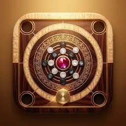 Qavex Carrom: Classic Board — Android game icon