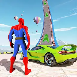 Spider Car Games: Car Stunt 3D — Android game icon