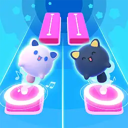 Two Cats - Dancing Music Games — Android app icon