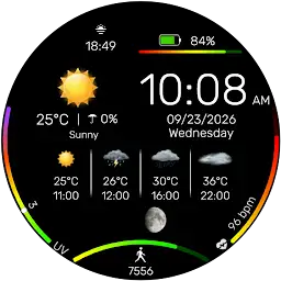 Digital Weather R01 watch face — Android app icon