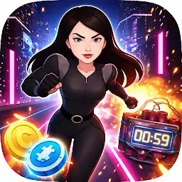 Fiona Fatale: Bomb Run — Android game icon