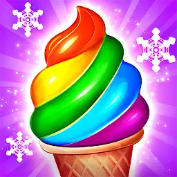 Ice Cream Paradise: Match 3 — Android app icon