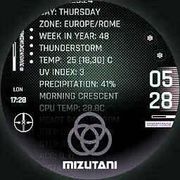 Cyberpunk Deck Watch Face — Android app icon