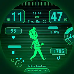 Walking Boy Watch Face — Android app icon