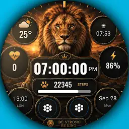 A171 Lion Watchface — Android app icon