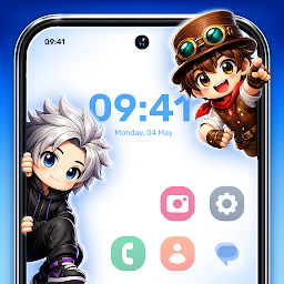 Shimeji Anime Pets on Screen — Android app icon
