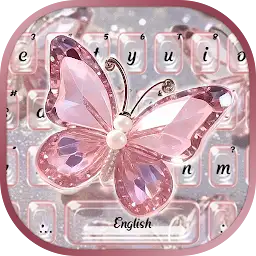 Simple Pink Butterfly Theme — Android app icon