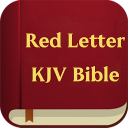 Red Letter KJV Bible — Android app icon
