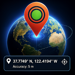 GPS Location & Coordinates — Android app icon